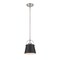 Z-Lite Z-Studio 1 Light Mini Pendant, Matte Black 726MP-MB+BN - alternate 1